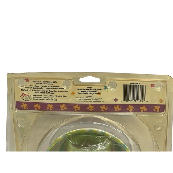 Zak Designs Disney's Winnie the Pooh 3 Piece Dinnerware Set Plate/Bowl/Tumbler - Picture 9 of 15